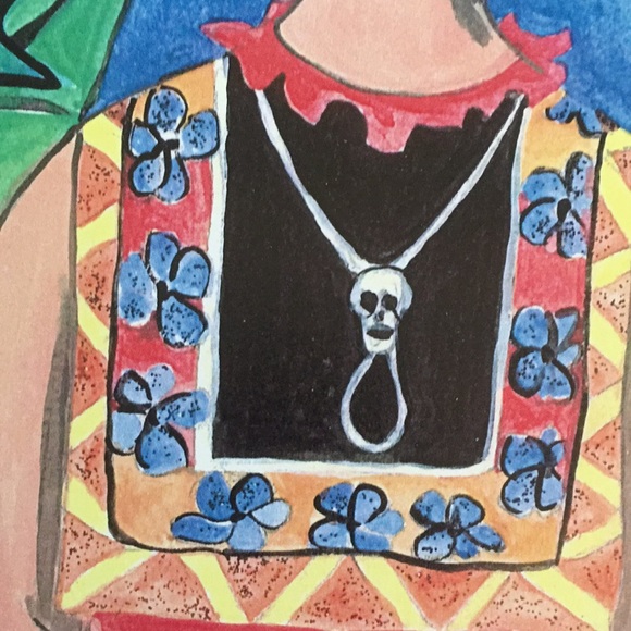 PRINT Smoking Frida Kahlo by Cris Melo - Picture 3 of 4